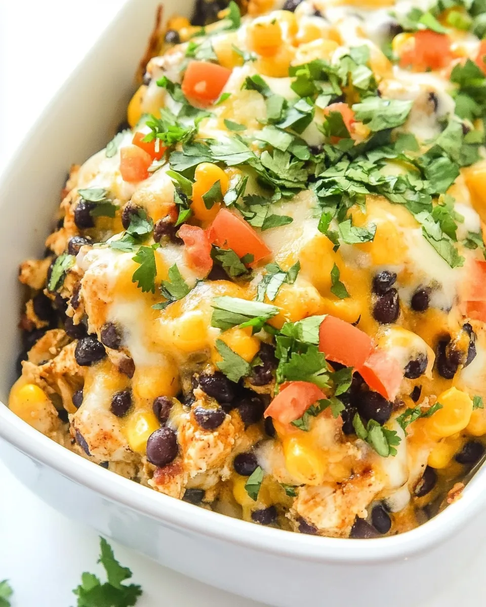 Homemade Black Bean Chicken Bake photo