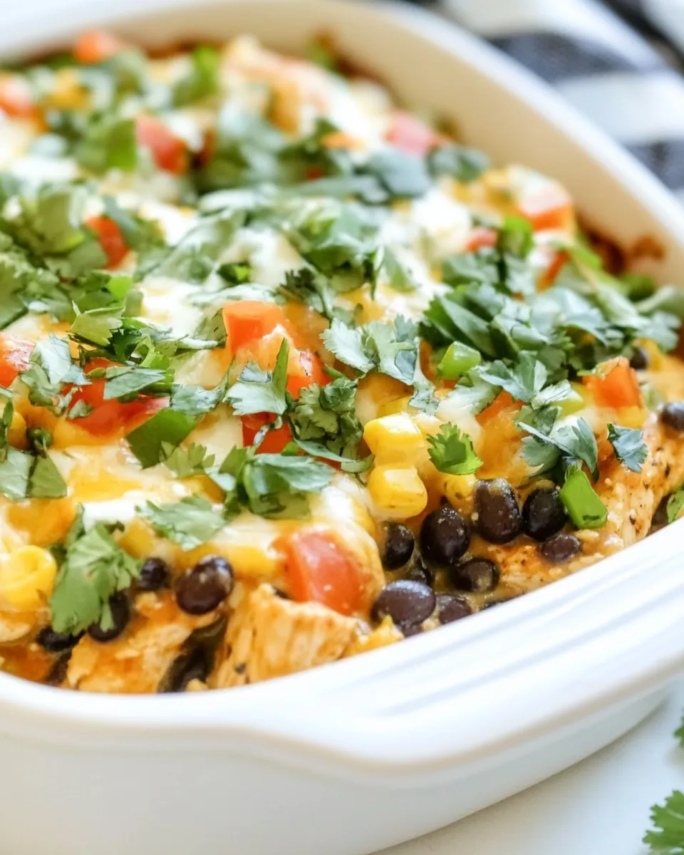 Classic Black Bean Chicken Bake image