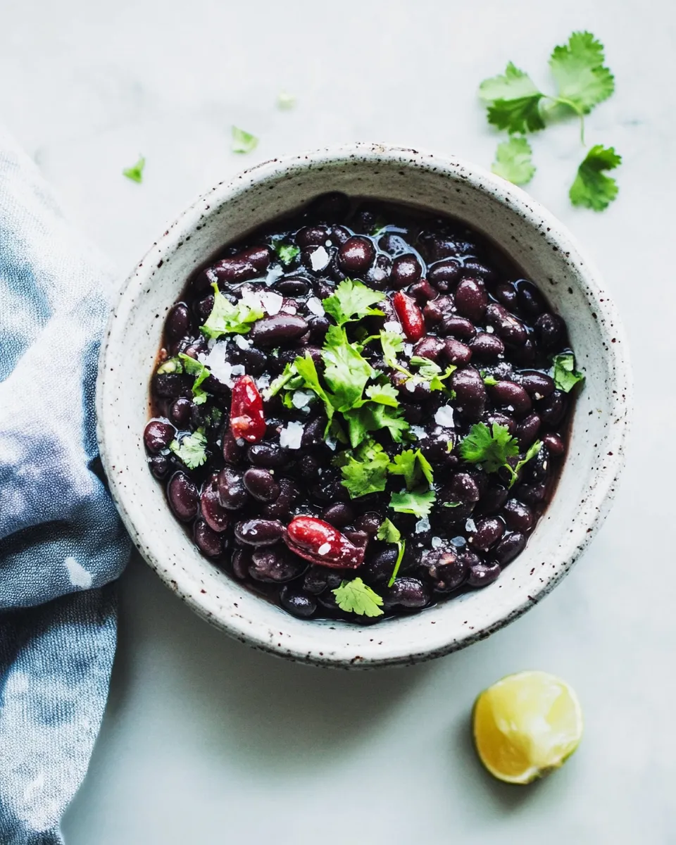 Homemade Black Beans Recipe (Instant Pot or Slow Cooker) photo