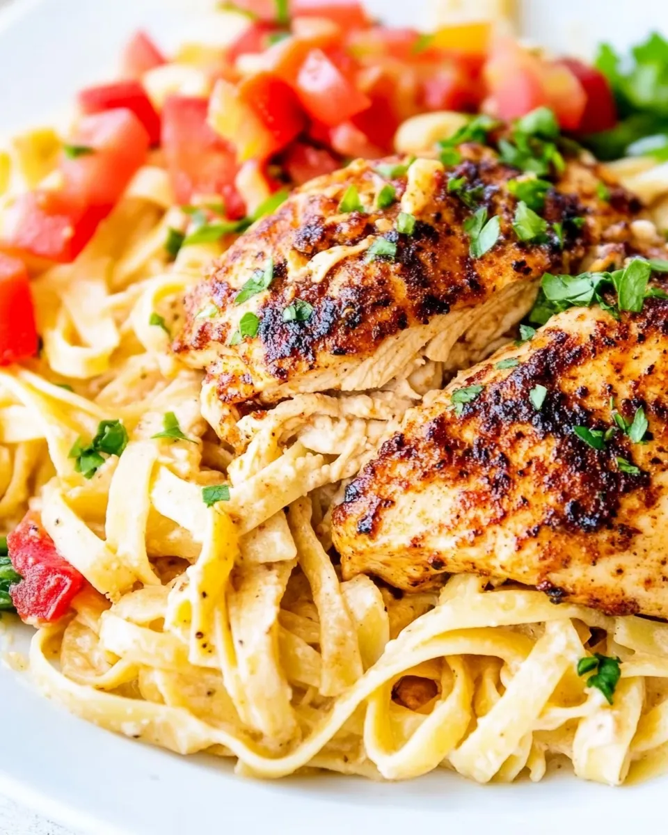 Classic Blackened Chicken Fettuccine image