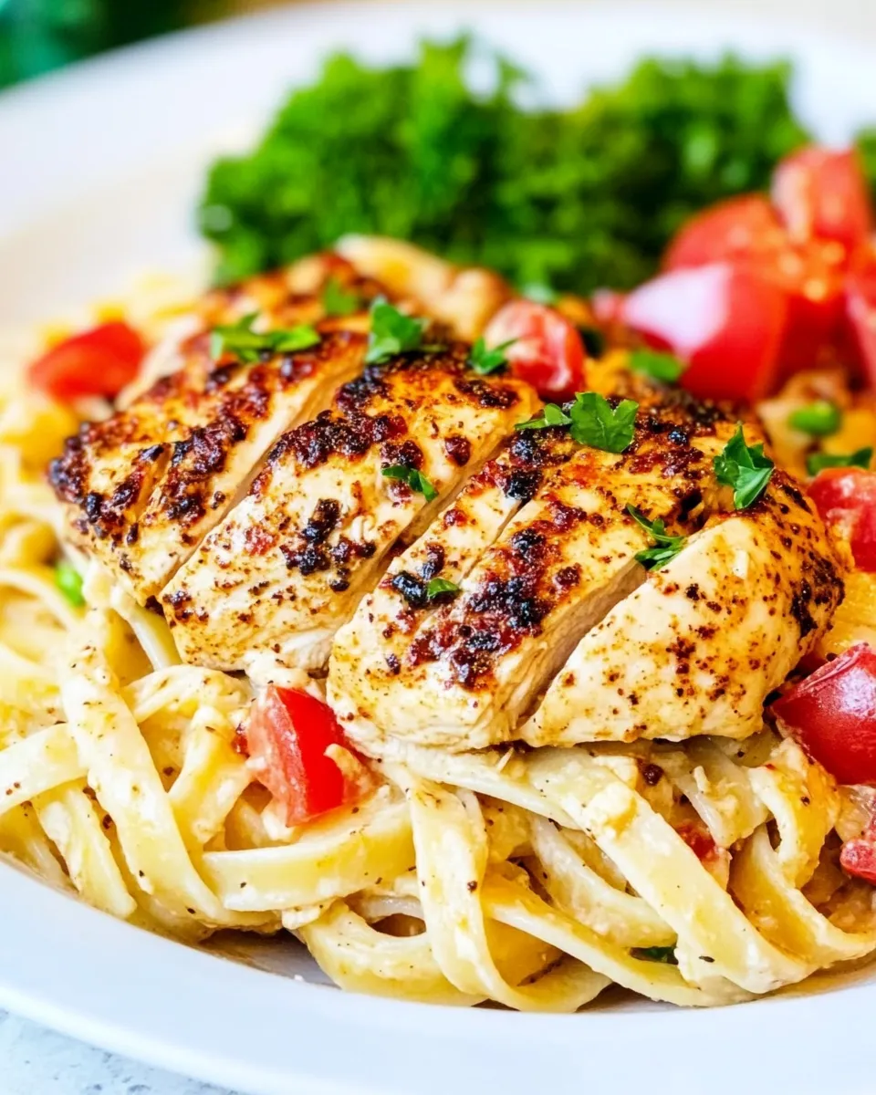 Easy Blackened Chicken Fettuccine recipe photo