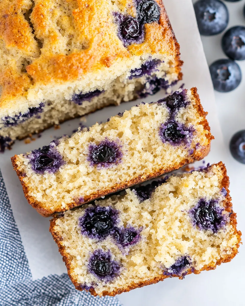 Easy Blueberry Protein Bread recipe photo