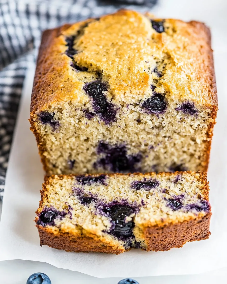 Delicious Blueberry Protein Bread dish photo