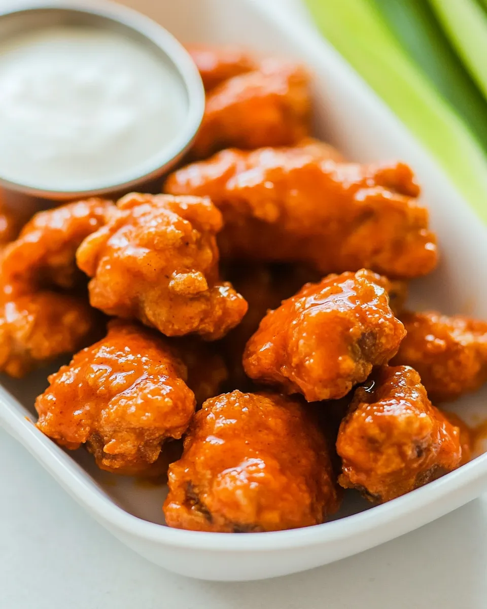 Delicious Boneless Chicken Wings dish photo