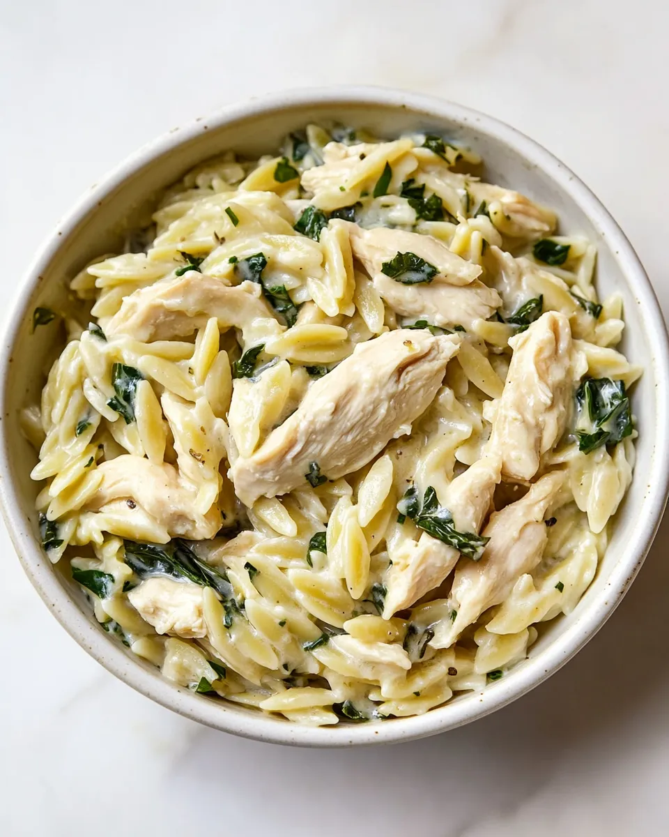 Homemade Boursin Orzo with Chicken photo