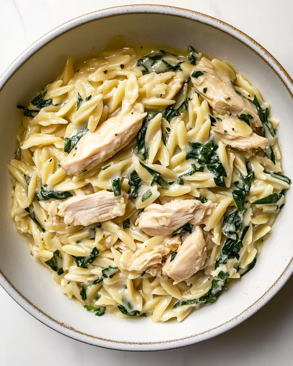Easy Boursin Orzo with Chicken image