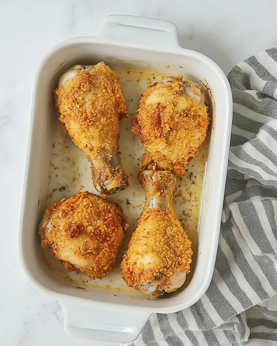 Easy Breaded Chicken Drumsticks recipe photo