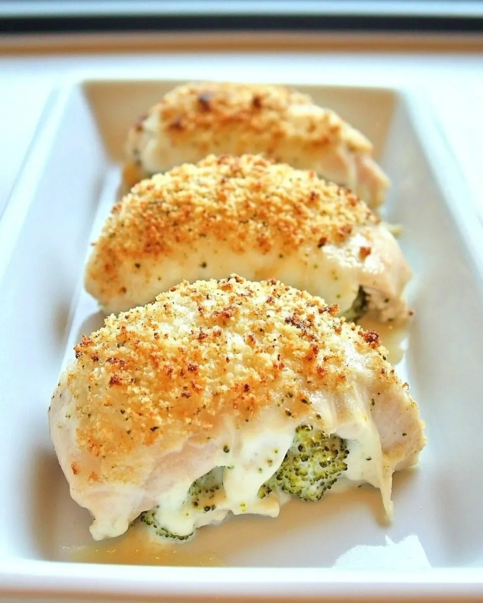 Classic Broccoli and Cheese Stuffed Chicken image