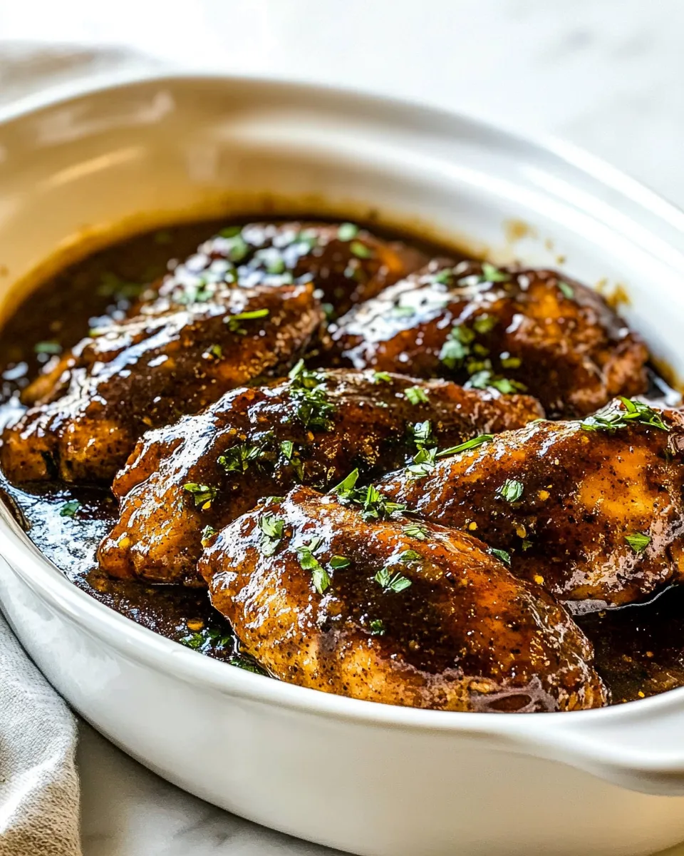 Easy Brown Sugar Chicken Recipe shot