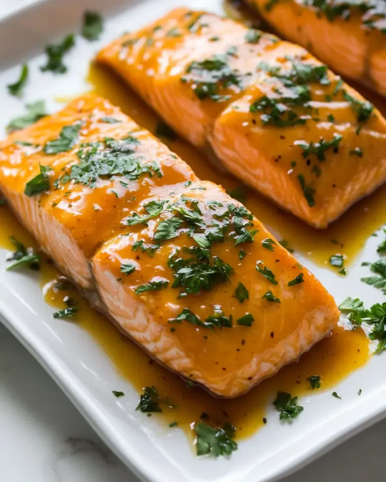 Homemade Brown Sugar Glazed Salmon photo