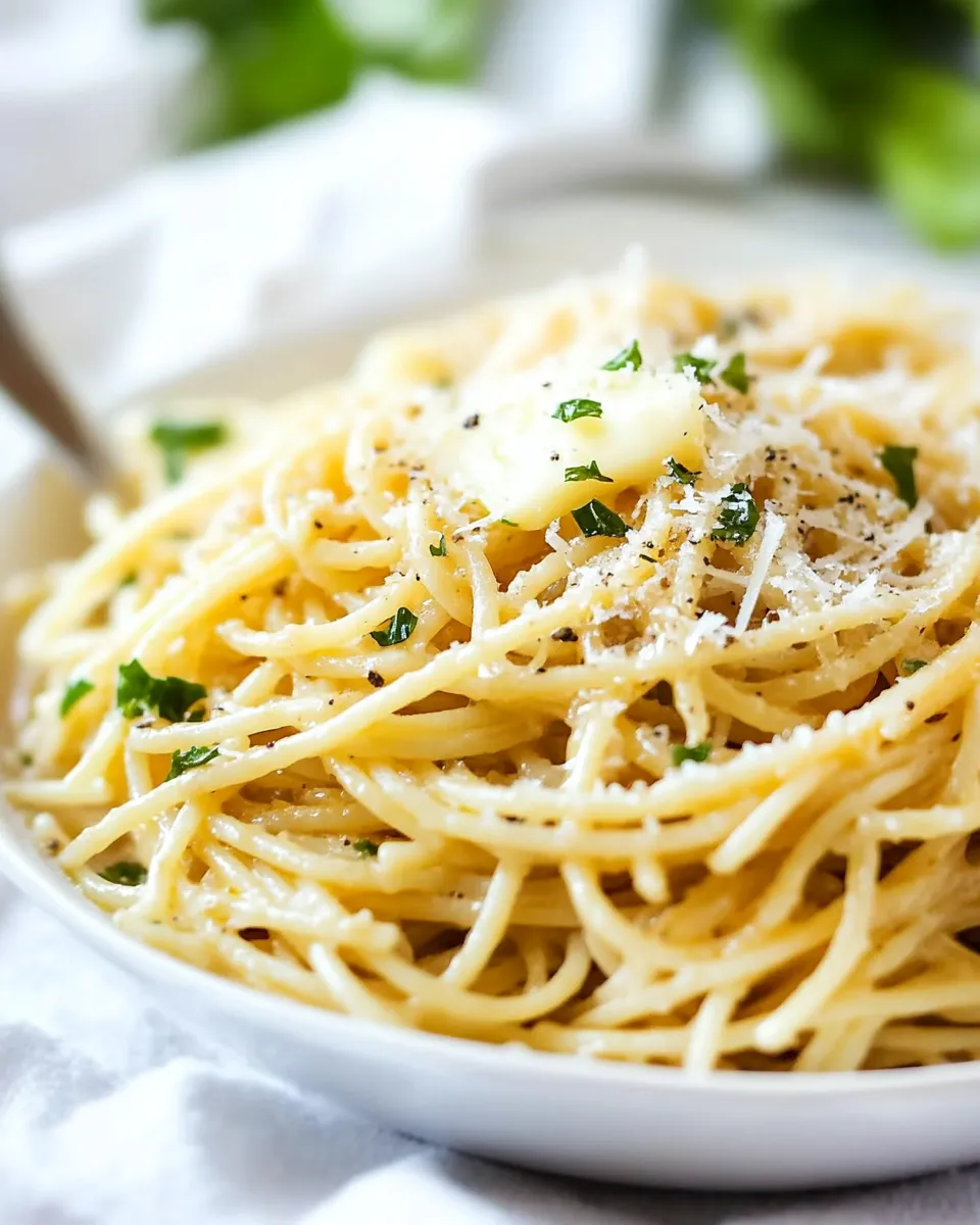 Classic Browned Butter and Mizithra Cheese Spaghetti image