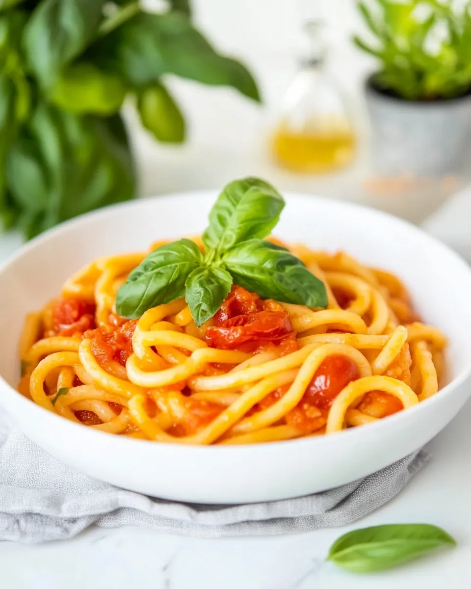 Classic Bucatini Pomodoro image