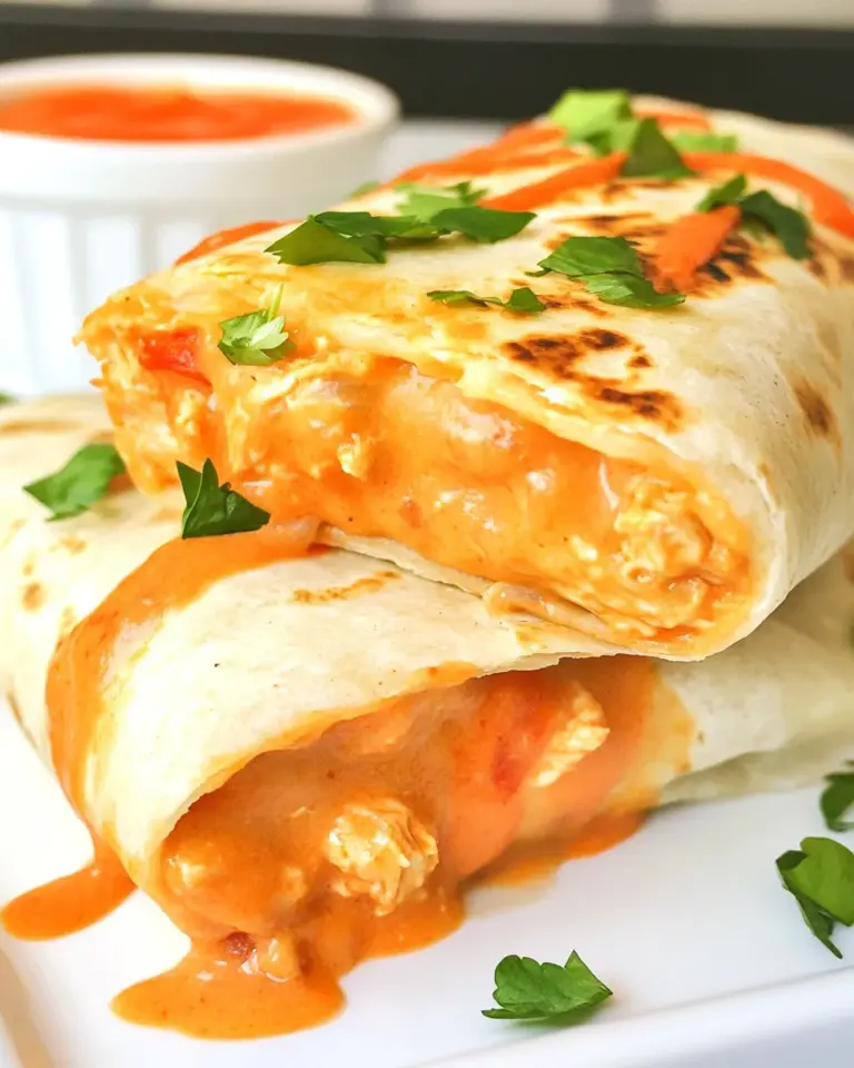 Homemade Buffalo Chicken Burritos photo
