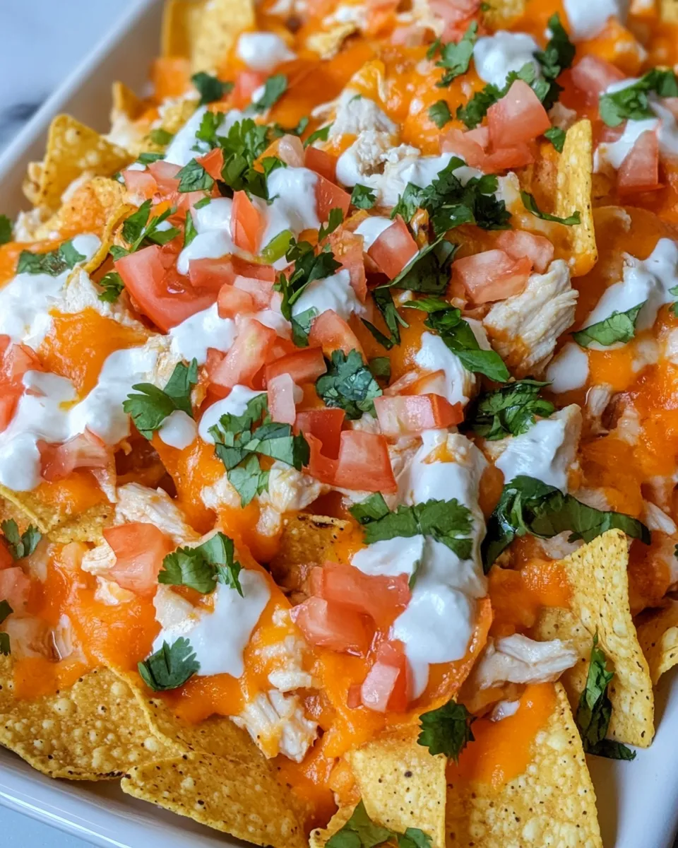 Delicious Buffalo Chicken Doritos Nachos image