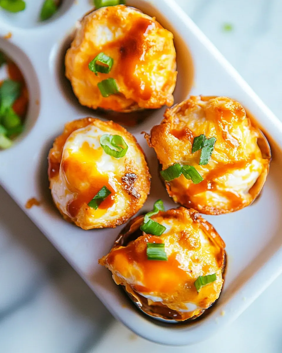 Tasty Buffalo Chicken Egg Muffin Recipe dish photo