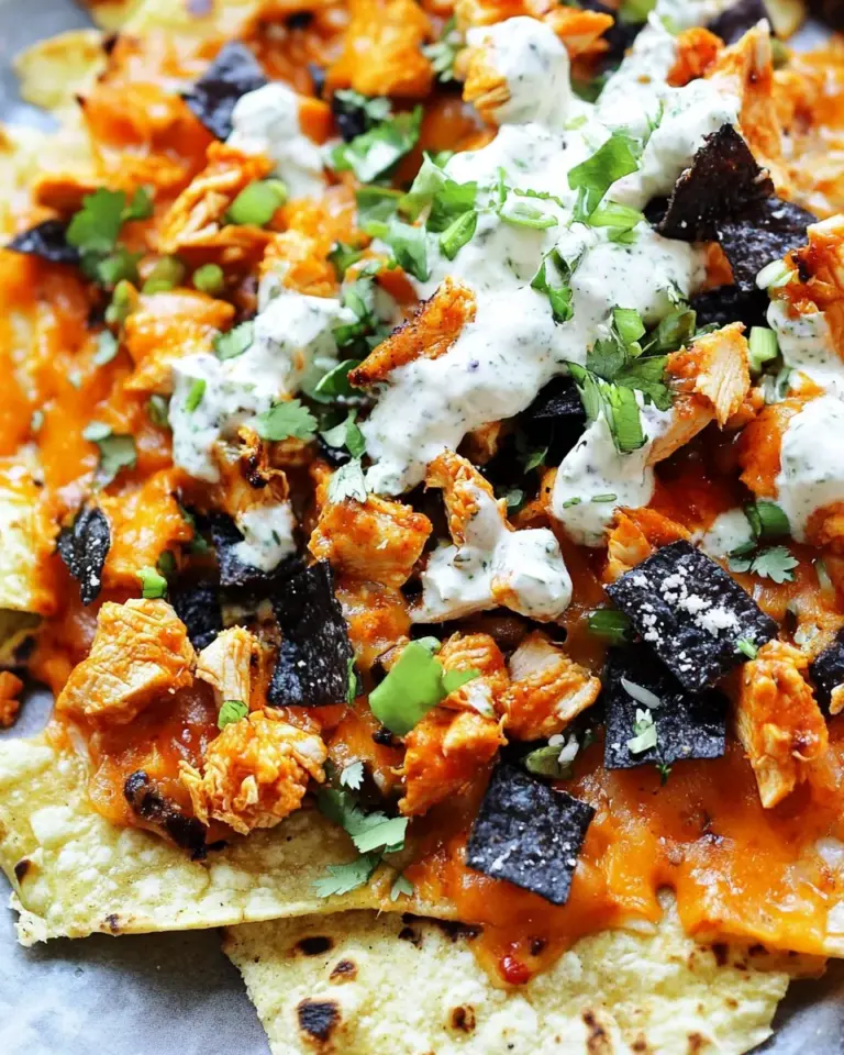 Easy Buffalo Chicken Nachos photo