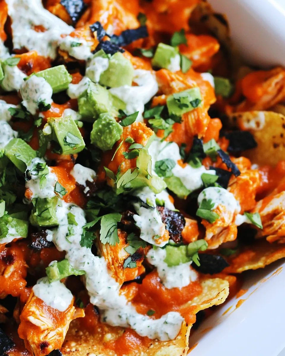 Tasty Buffalo Chicken Nachos dish photo