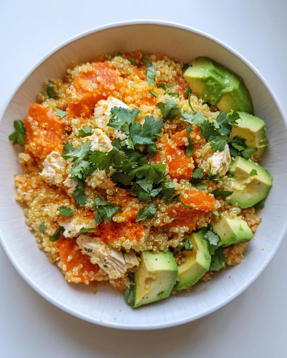 Easy Buffalo Chicken Quinoa Salad recipe photo