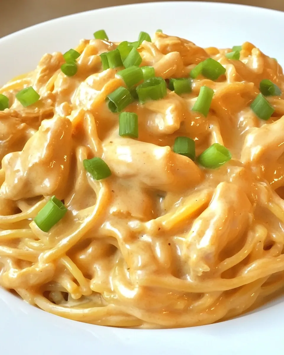 Quick Buffalo Chicken Spaghetti recipe photo