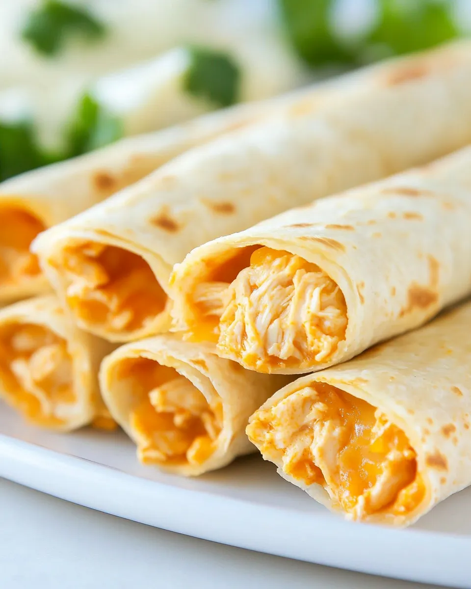 Easy Buffalo Chicken Taquitos recipe photo