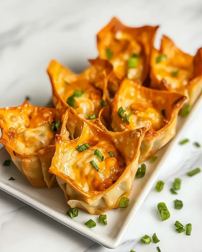 Homemade Buffalo Chicken Wonton Cups photo