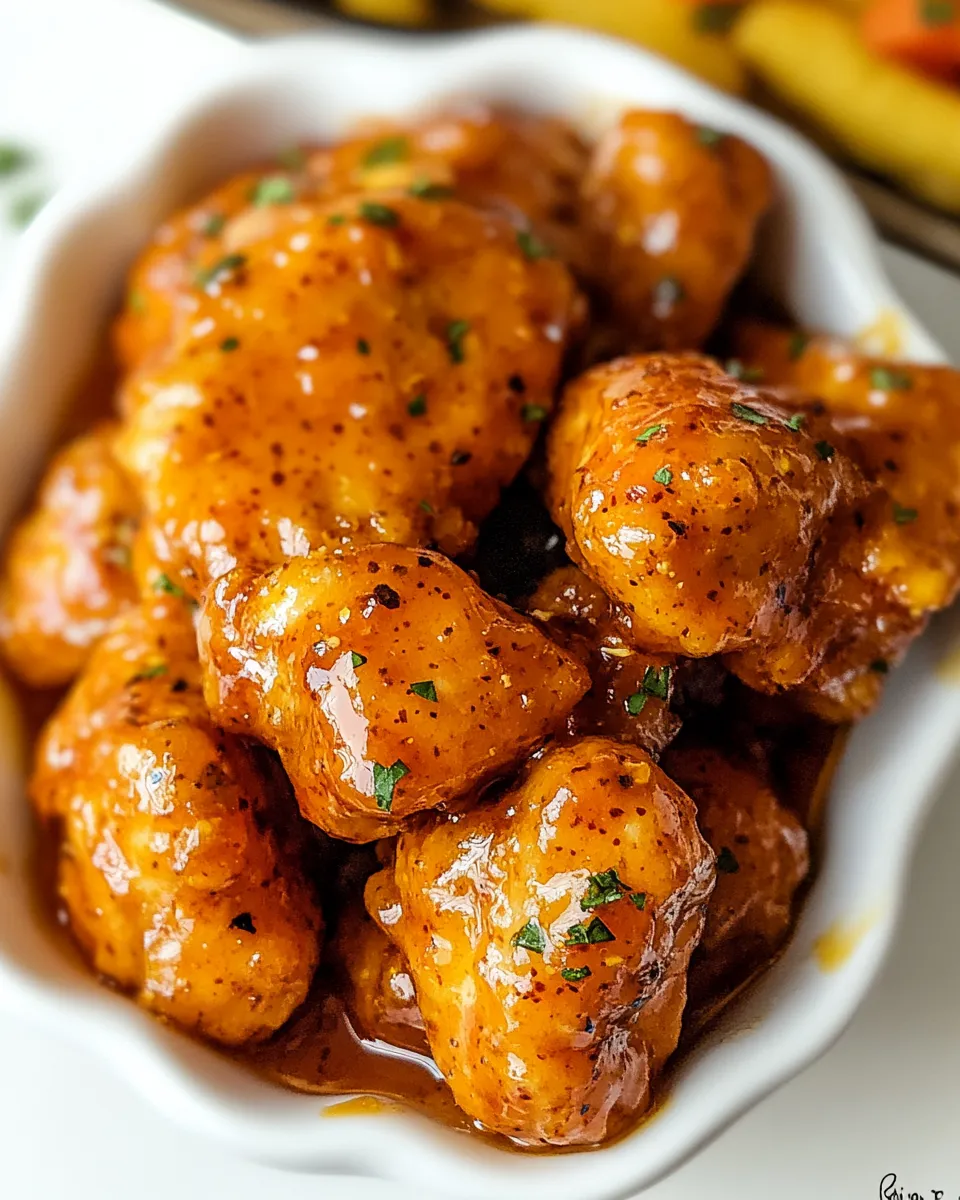 Easy Buffalo Honey Mustard Chicken food shot