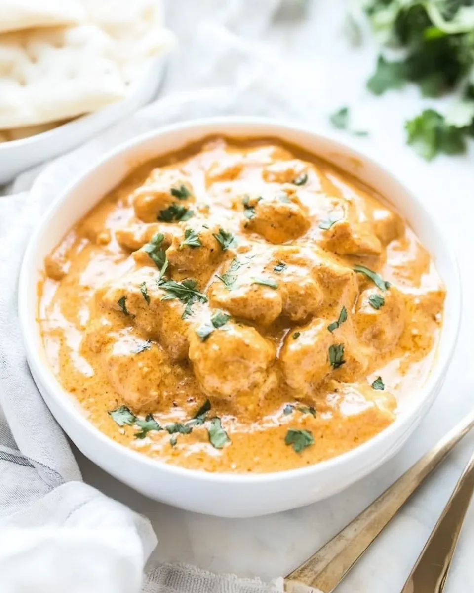 Easy Butter Chicken Recipe (Chicken Makhani) shot