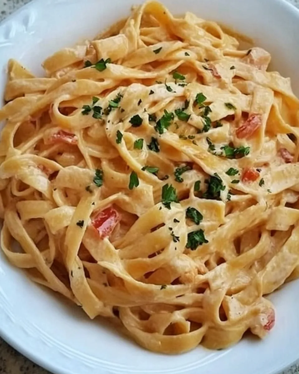 Easy CHICKEN FETTUCCINE recipe photo