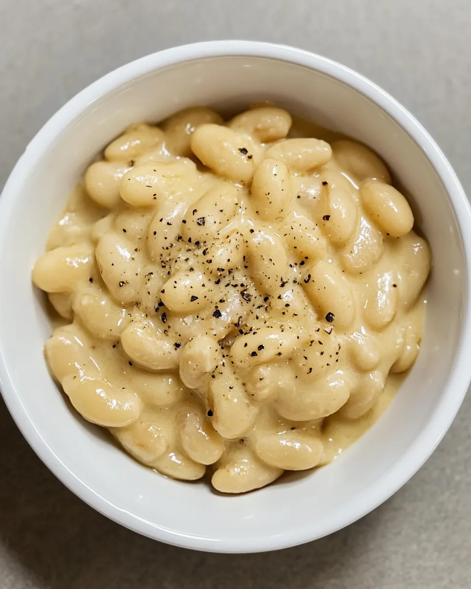 Homemade Cacio e Pepe Butter Beans photo