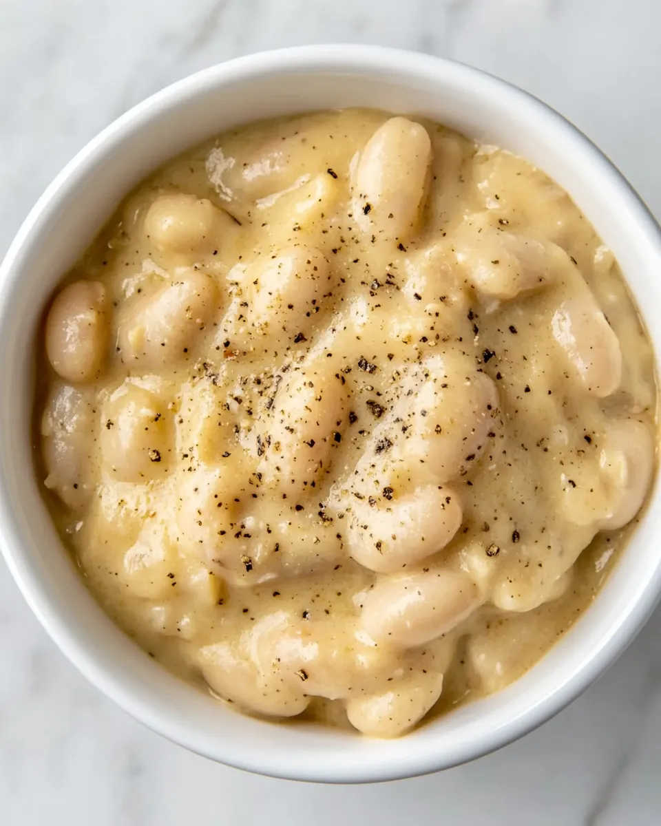 Classic Cacio e Pepe Butter Beans image