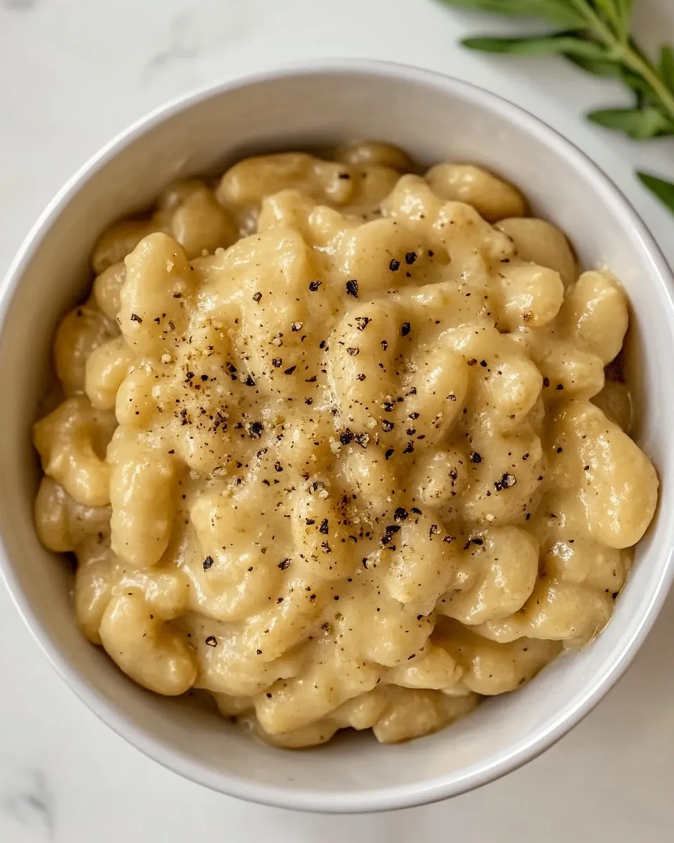 Easy Cacio e Pepe Butter Beans recipe photo