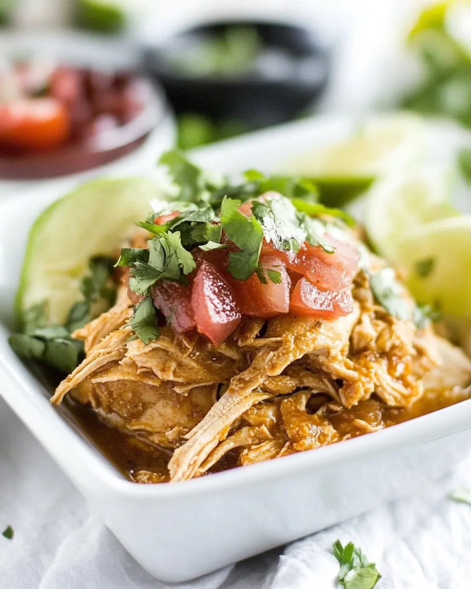 Easy Cafe Rio Shredded Chicken Copycat recipe photo