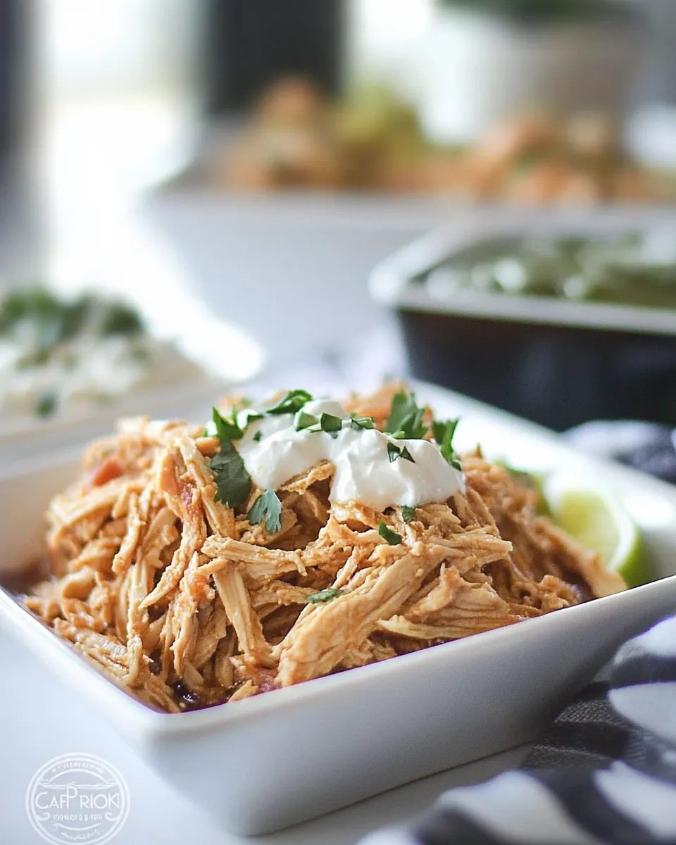Delicious Cafe Rio Shredded Chicken Copycat dish photo