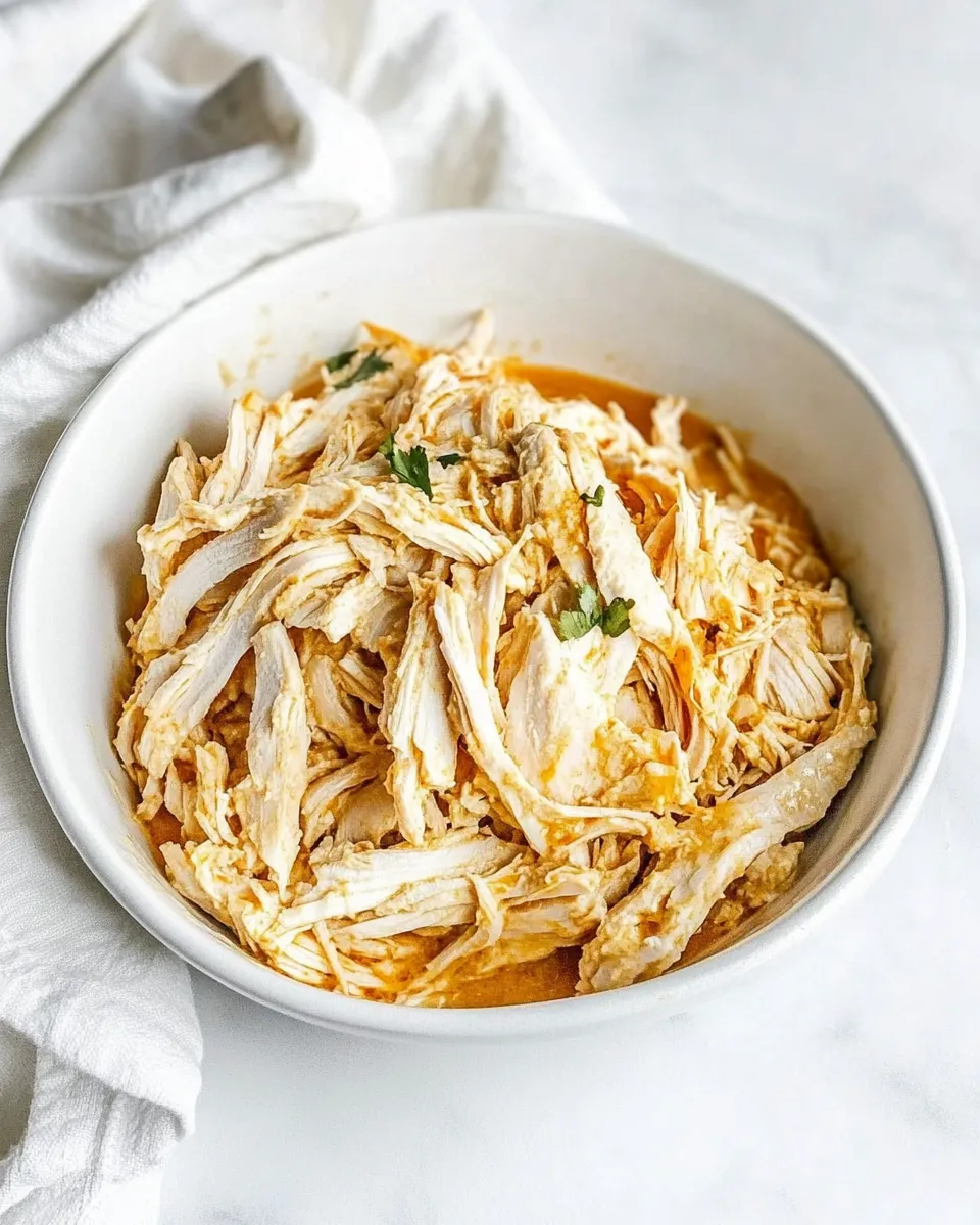 Easy Cafe Rio Shredded Chicken (Copycat Recipe) food shot