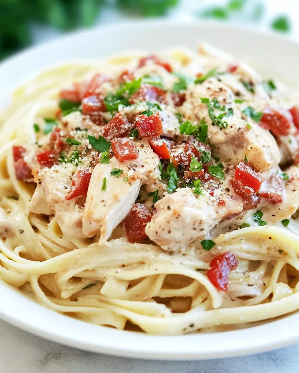 Classic Cajun Chicken Alfredo Recipe with Linguine Pasta image