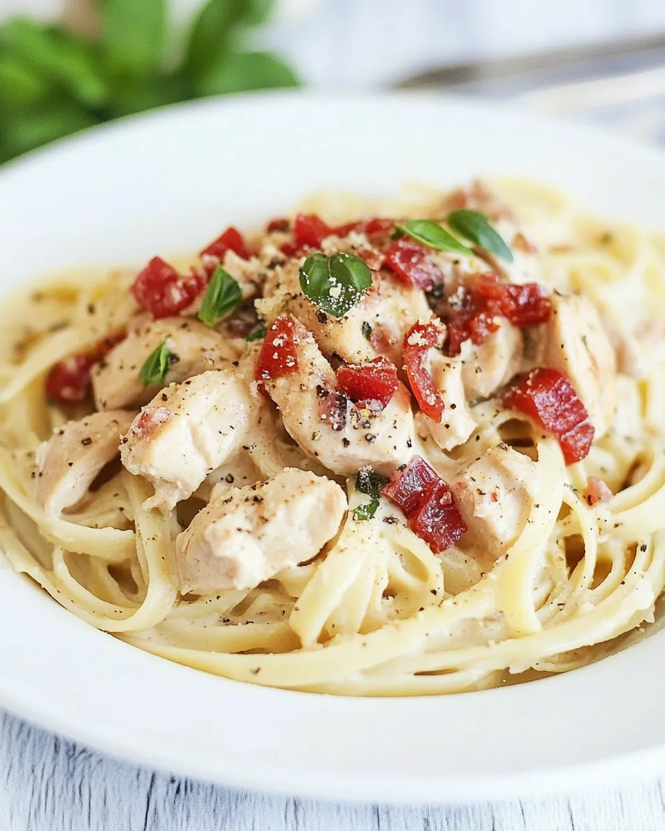 Delicious Cajun Chicken Alfredo Recipe with Linguine Pasta recipe photo