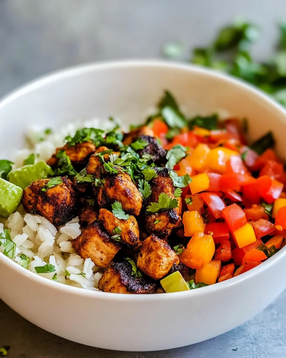 Classic Cajun Chicken Bowls dish photo