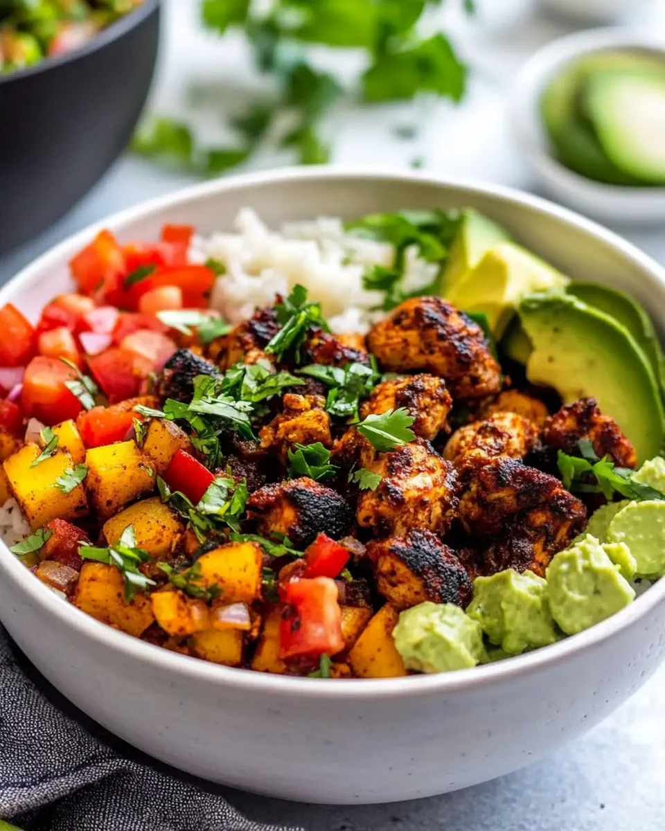Delicious Cajun Chicken Bowls image