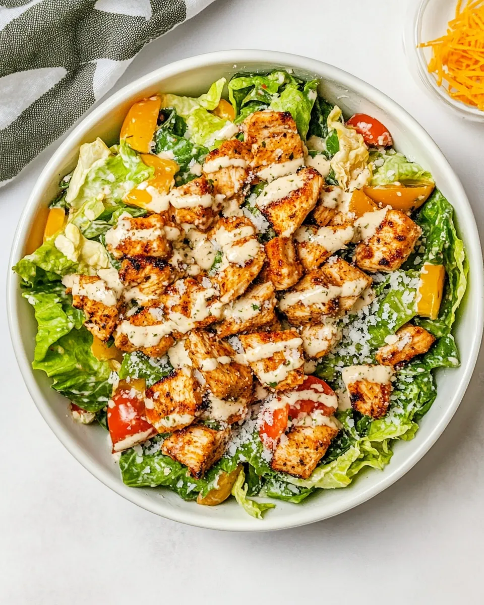 Classic Cajun Chicken Caesar Salad image