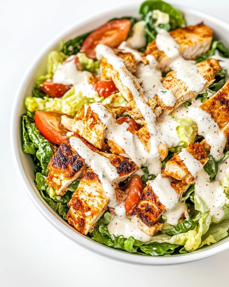 Easy Cajun Chicken Caesar Salad recipe photo