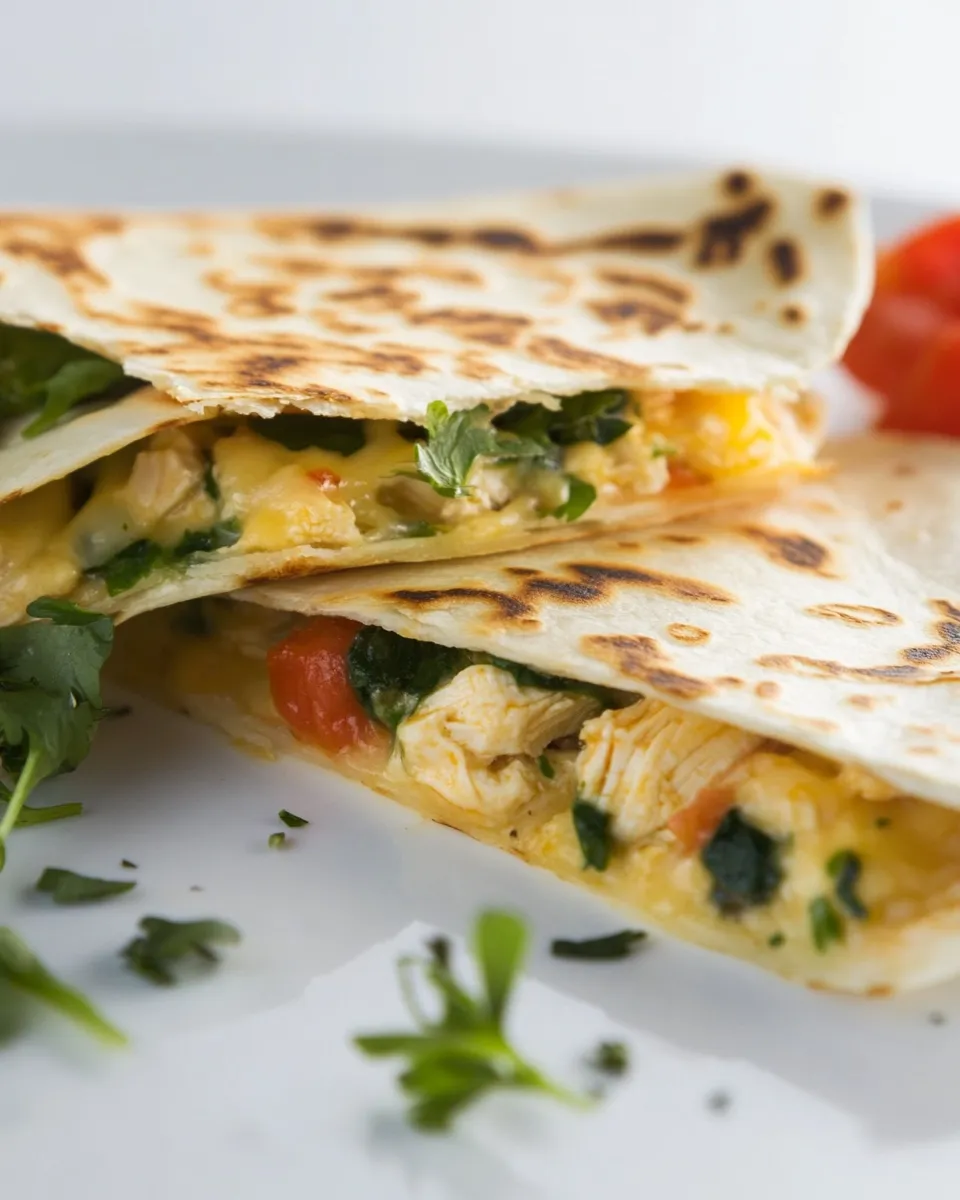 Homemade Cajun Chicken Quesadillas photo