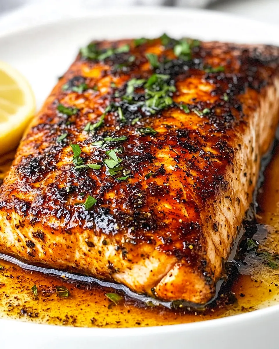 Easy Cajun Honey Butter Salmon recipe image