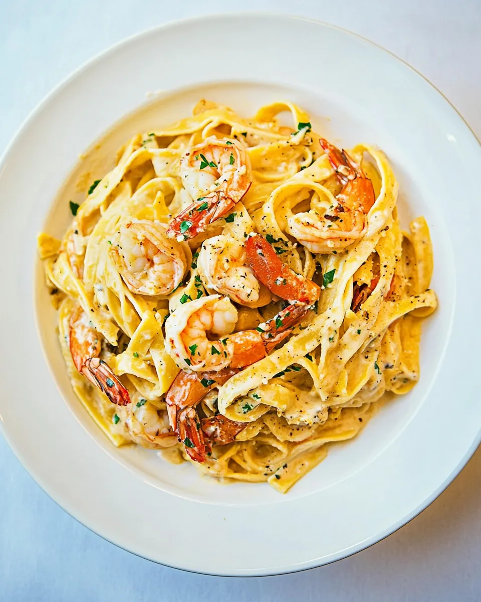 Delicious Cajun Shrimp Fettuccine Alfredo recipe photo