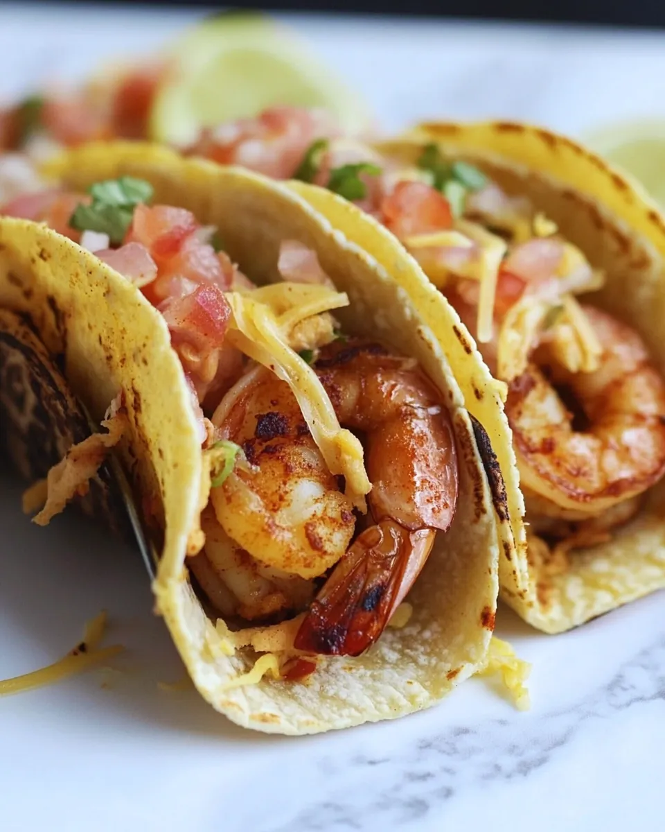 Best Cajun Shrimp Tacos with Homemade Hard Taco Shells recipe photo