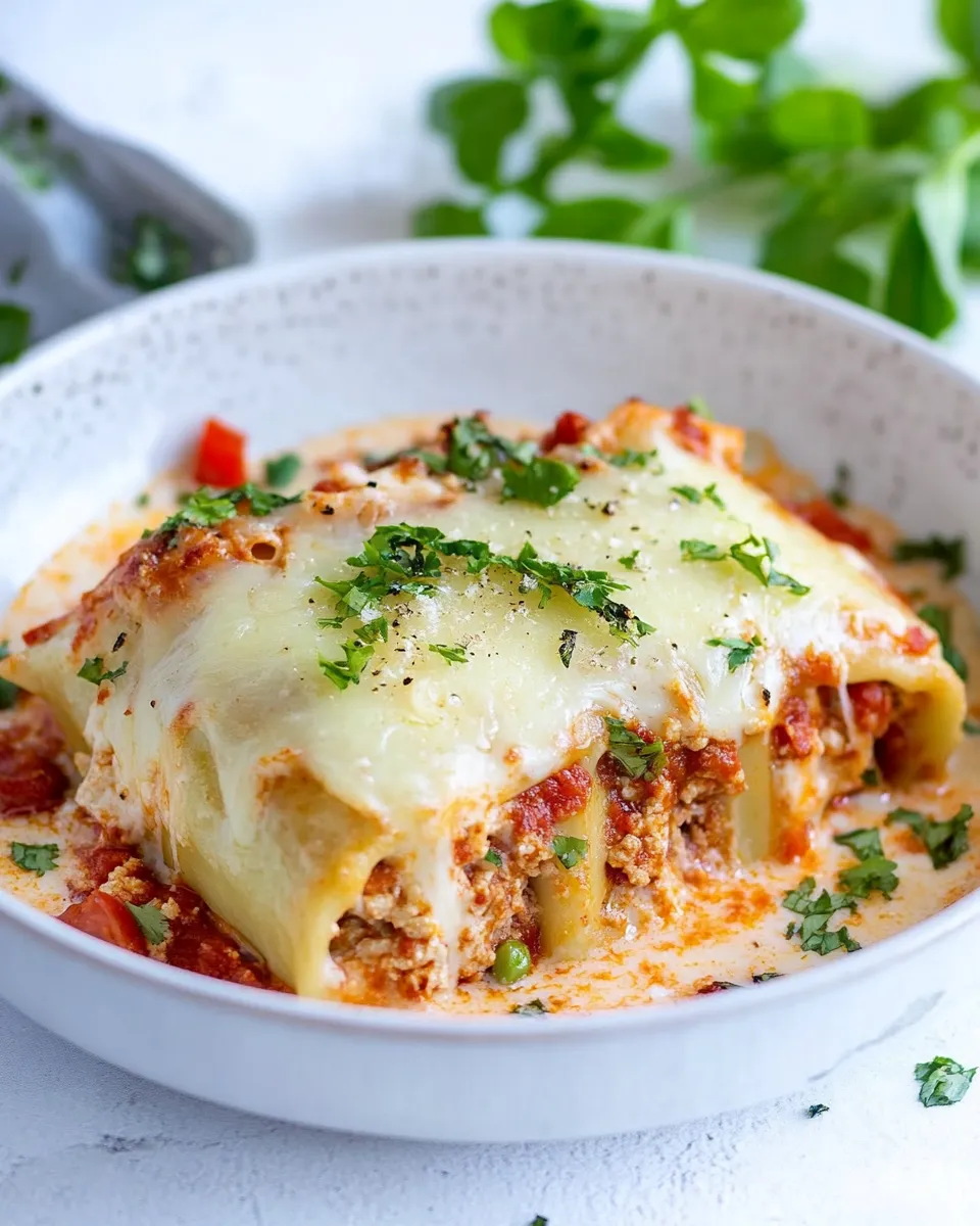Classic Canelones a la Dominicana (Dominican-Style Cannelloni) image