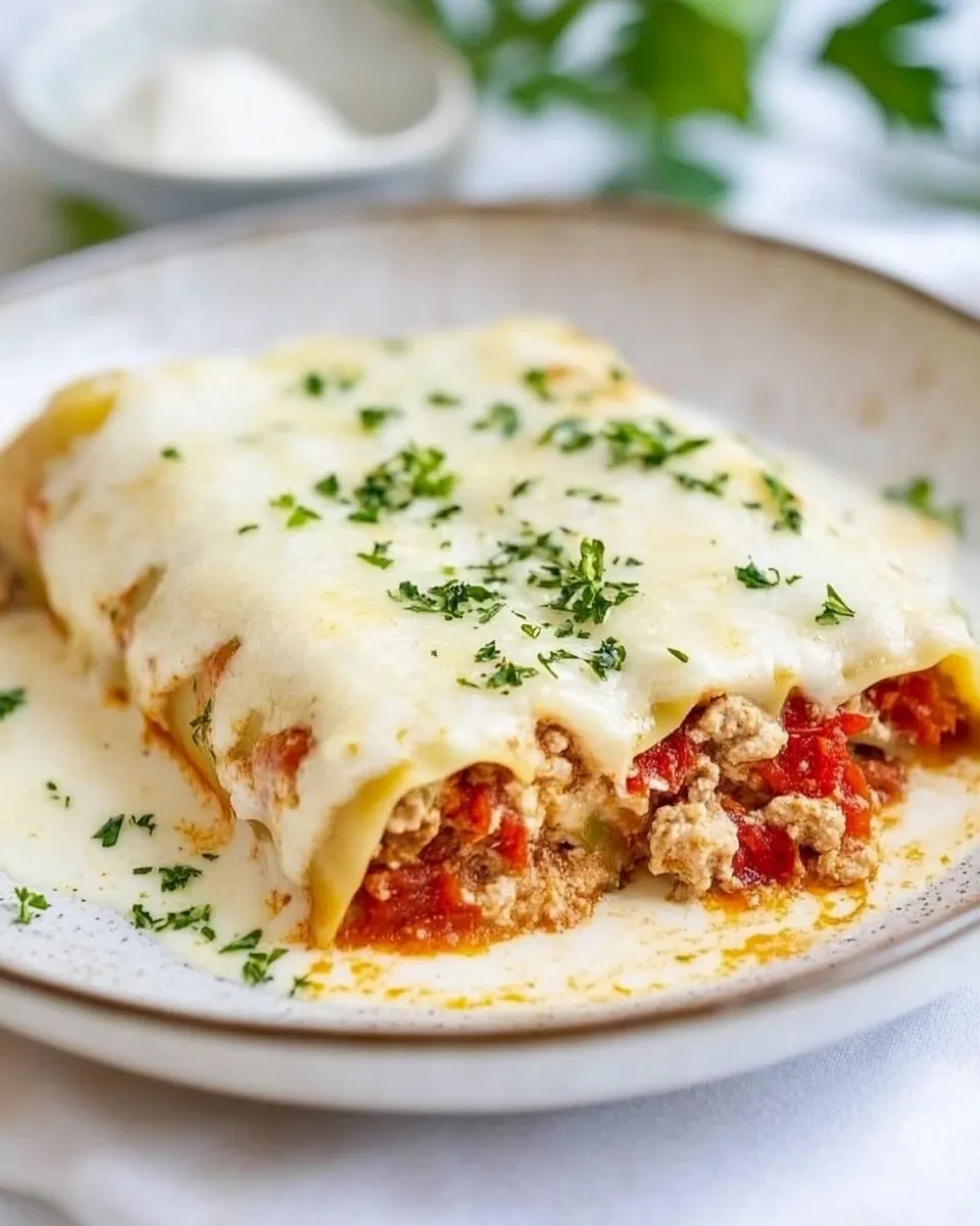 Delicious Canelones a la Dominicana (Dominican-Style Cannelloni) shot