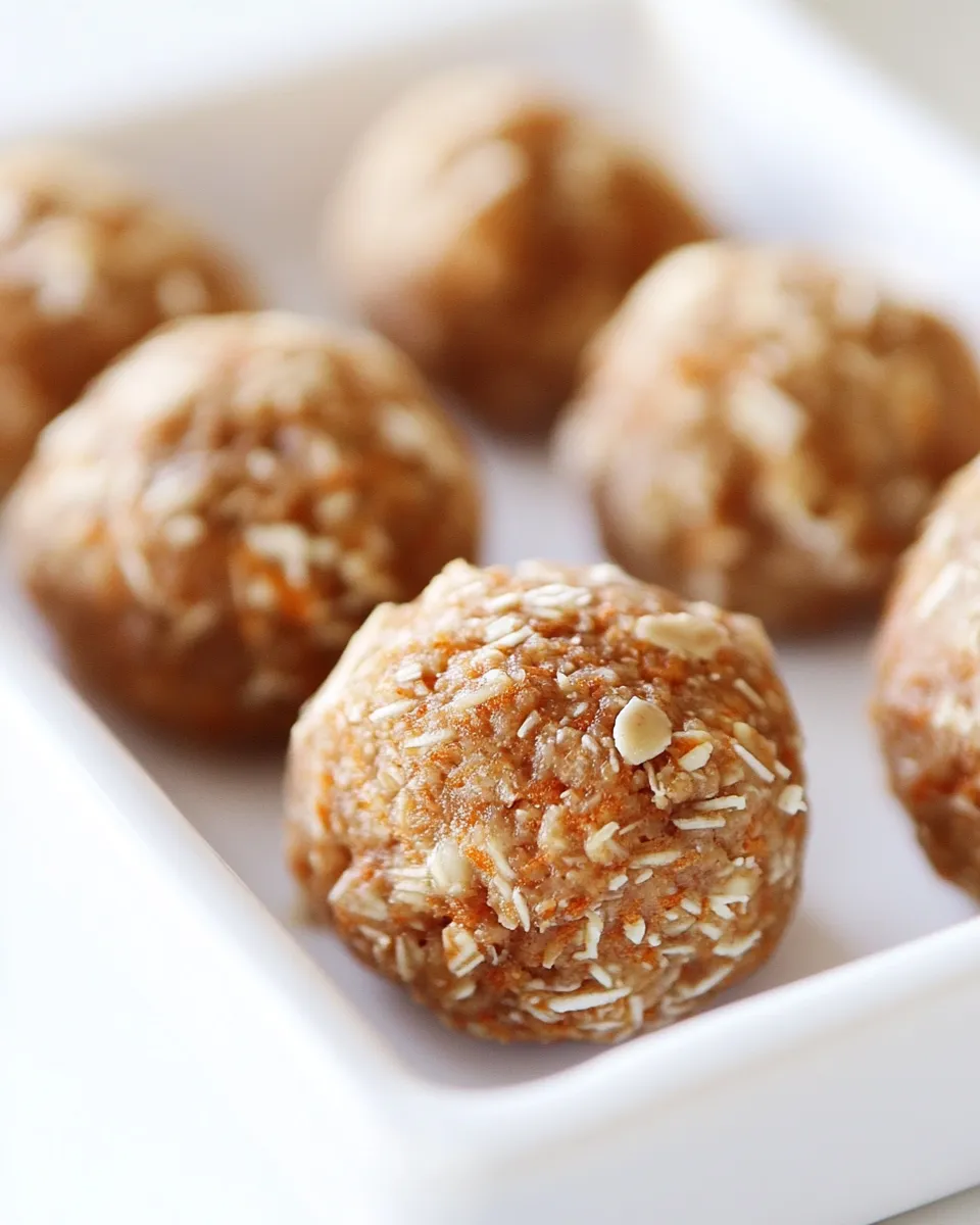 Delicious Carrot Cake Protein Bites image