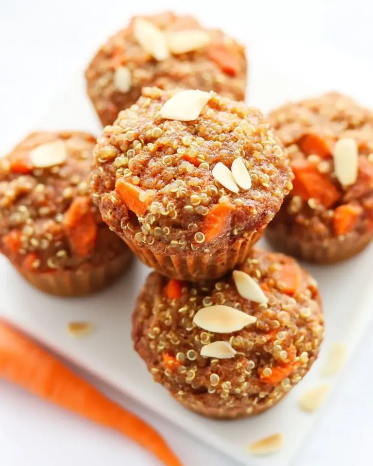 Homemade Carrot Quinoa Muffins recipe photo