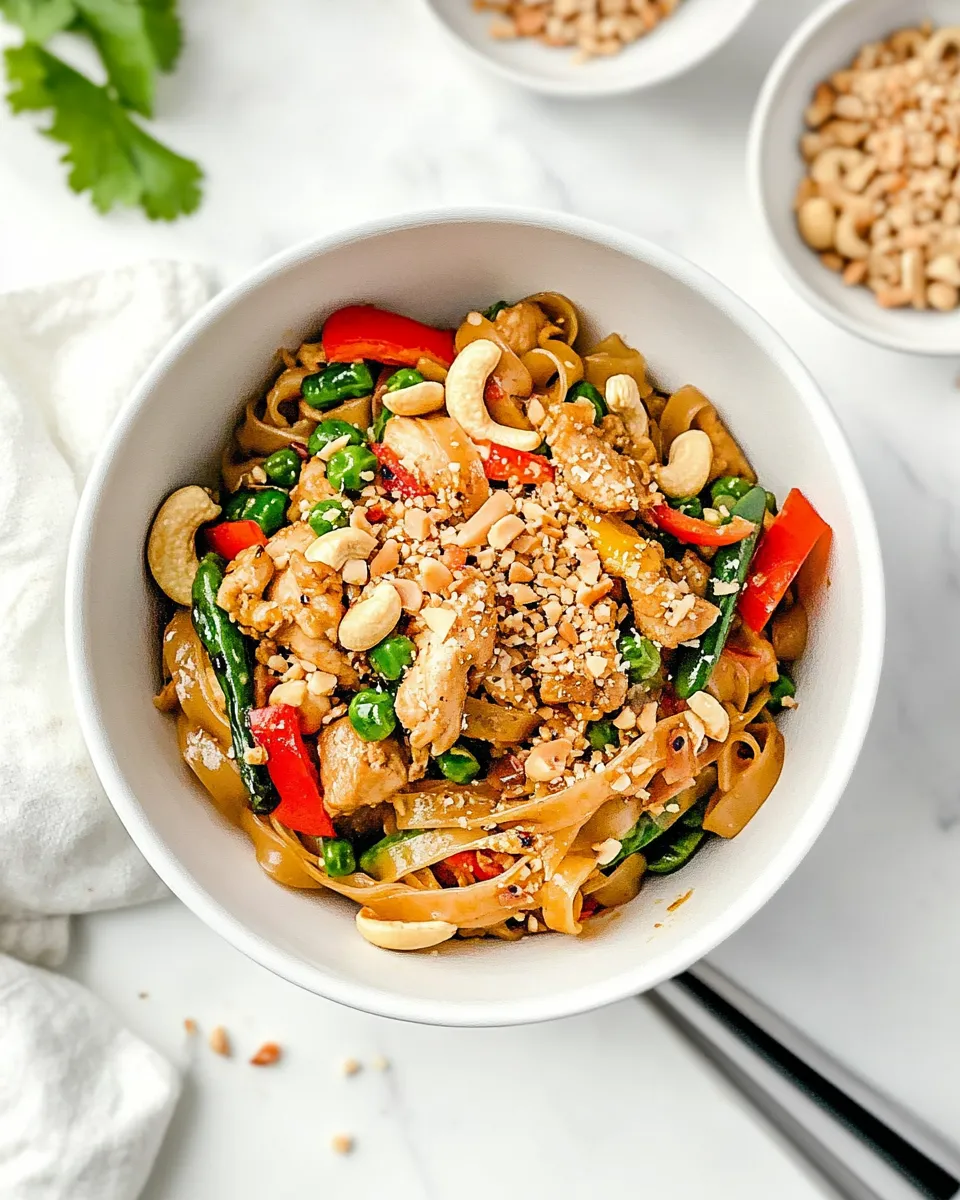 Classic Cashew Chicken Pad Thai image