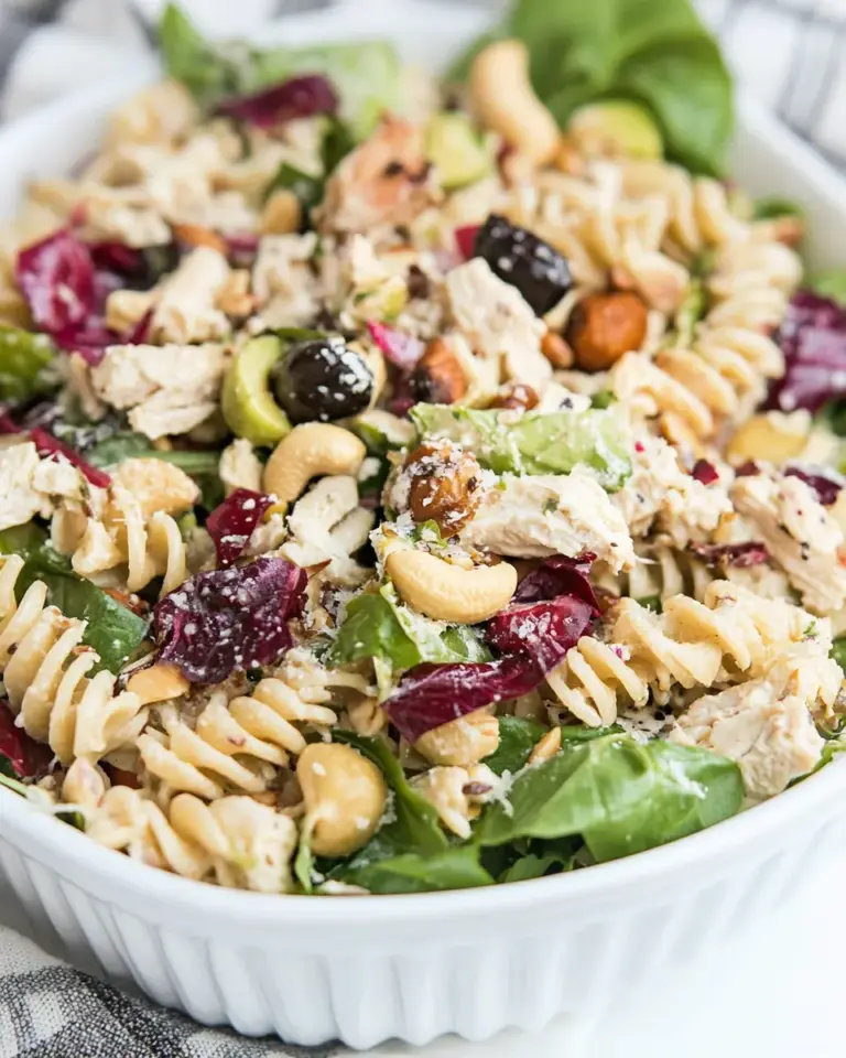 Homemade Cashew Chicken Rotini Salad photo